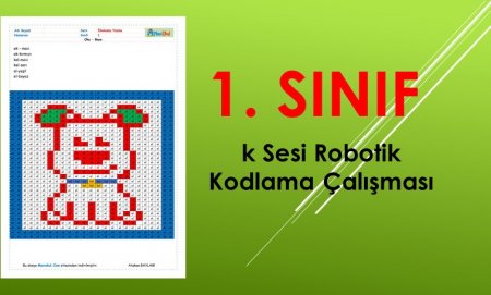 k Sesi Robotik Kodlama ve Boyama Çalışması