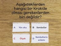 3. Sınıf Hayat Bilgisi Kroki Konulu İnteraktif Test