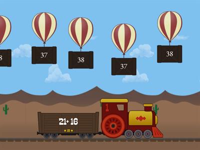 2. Sınıf Matematik Zihinden Toplama İşlemi Tren Oyunu