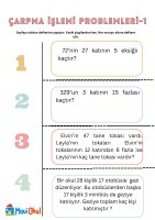 3. sınıf matematik problemleri deftere yapıştırma etkinlikli-1