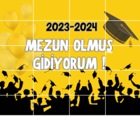 2023-2024 KEP TEMALI PARÇALI RENKLİ PANO