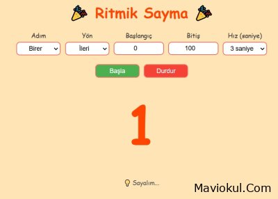 Ritmik Sayma Uygulaması