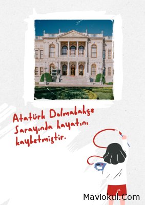 1. Sınıf Hayat Bilgisi Atatürk'ün Hayatı İle İlgili Afiş Çalışmaları