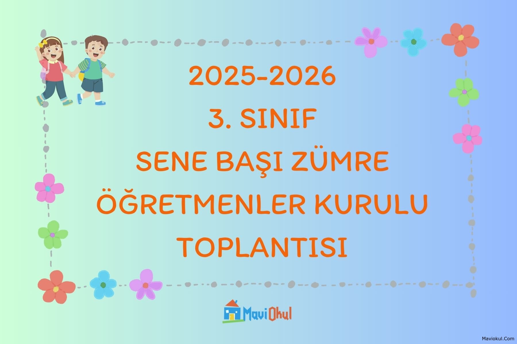 3. Sınıf Sene Başı Zümre Öğretmenler Kurulu Toplantısı