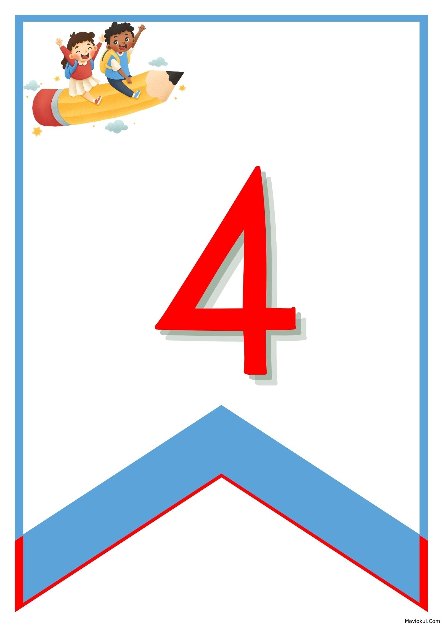 Pano İçin Dörder Ritmik Sayma