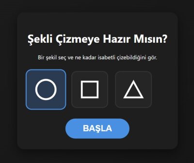 İnteraktif Geometri Oyunu - Şekil Çizme ve Dikkat Testi