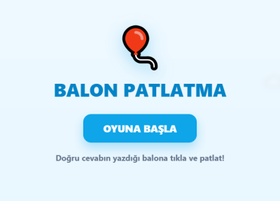 4. Sınıf Matematik Sıvı Ölçüleri Balon Patlatma Oyunu