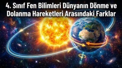 4. Sınıf Fen Bilimleri Dünyanın Dönme ve Dolanma Hareketleri Arasındaki Farklar - Video